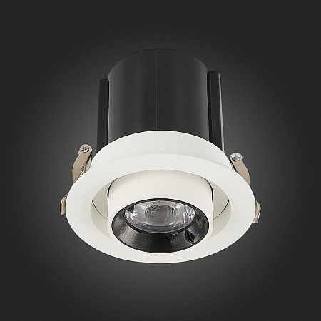 Св-к встр. Белый LED 1*12W 4000K 900Lm Ra80 24° IP20 D90xH92 180-240V ST702.248.12 - фото