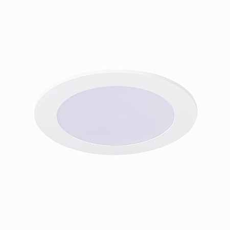 Св-к встр. Белый LED 1*10W 3000K/4000K/6000K 850Lm Ra80 110° IP20 D120xH30 220-240V ST212.508.10 - фото