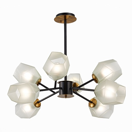 Светильник потолочный Латунь, Черный/Белый E27 8*60W SLE205102-08 - фото