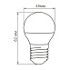 Лампа светодиодная Feron LB-38 Шарик E27 5W 175-265V 4000K - фото