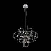 Люстра подвесная ST-Luce Хром/Хром LED 64*0,2W 3200K SL798.103.64