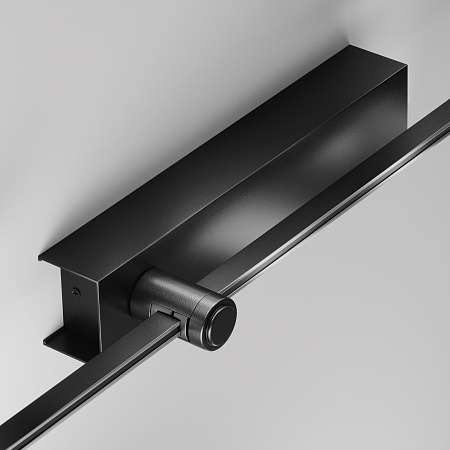 Основание настенное Wall для блока питания с вводом питания Flarity черный - фото