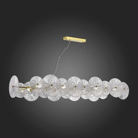 Люстра подвесная ST-Luce Золотистый/Прозрачный E14 8*40W SL1657.213.08 - фото