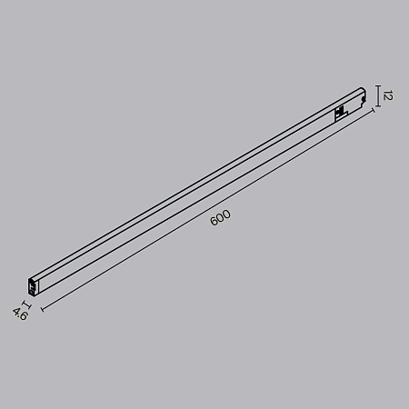 Трековый светильник Technical BASIS TR190-1-10W3K-B - фото