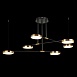 Светильник подвесной ST-Luce Черный/Латунь, Белый LED 6*7,5W 3000K SL1605.403.06 - фото