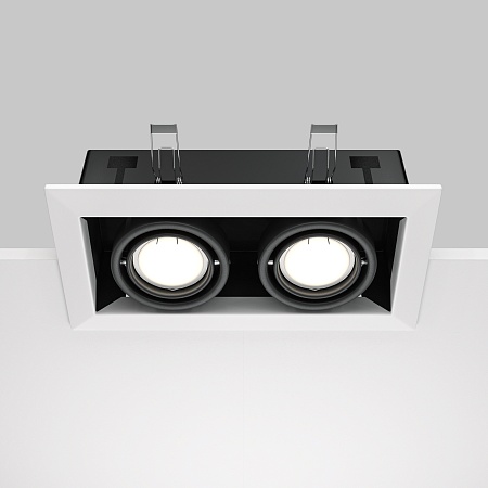 Встраиваемый светильник Technical Metal Modern DL008-2-02-W - фото