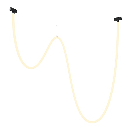 Трековая система Technical накладная для натяжного потолка чёрная 300x300x300 TS-Z-300-TR101-2-100W3K-B