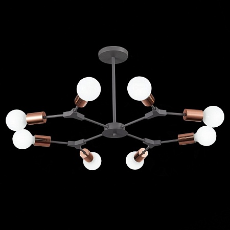 Светильник потолочный Серый, Розовое золото E27 8*60W SLE106403-08 - фото