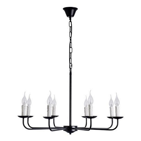Подвесная люстра ARTE LAMP A1857LM-8BK - фото