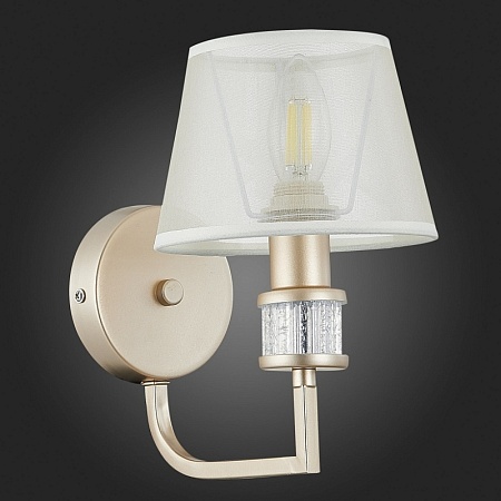 Светильник настенный Золотистый/Шампань E14 1*40W SLE107501-01 - фото