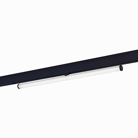 Магнитный трековый светильник Черный LED 1*10W 4000K 1 100Lm Ra>90 120° IP20 L604xW28xH ST803.446.10 - фото