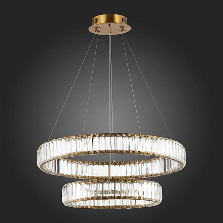 Люстра подвесная ST-Luce Латунь/Прозрачный LED 1*70W 4000K SL1622.303.02 - фото