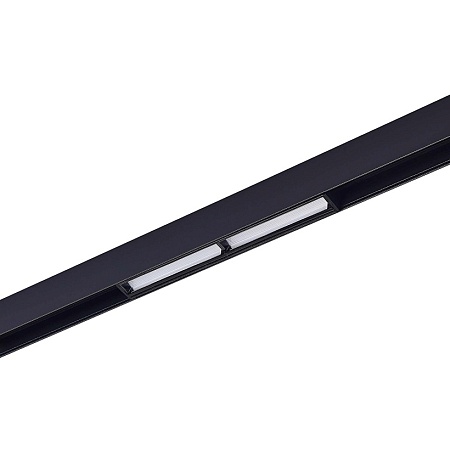 Магнитный трековый светильник Черный LED 1*12W 4000K 750Lm Ra>90 120° IP20 L220xW22xH46 ST804.446.12 - фото