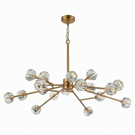 Светильник подвесной ST-Luce Латунь/Прозрачный G9 LED 18*5W SL1166.303.18 - фото