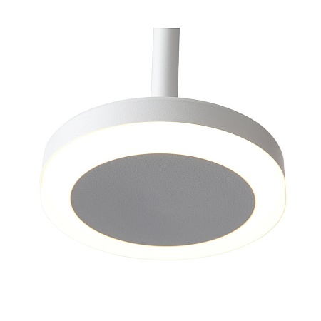 Светильник подвесной Белый LED 1*6W 3000K 468Lm Ra>80 120° IP20 D112xH184 170-240V ST104.503.06 - фото