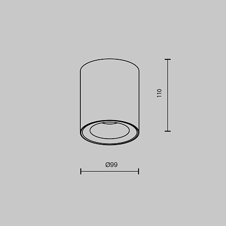 Потолочный светильник Technical C094-GU10-B - фото