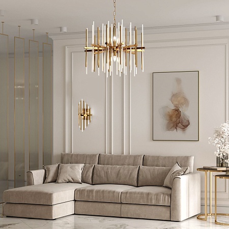 Настенный светильник Bogate's 356/2 латунь - фото