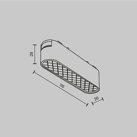 Трековый светильник Technical TR084-1-6W3K-W - фото