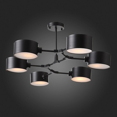 Светильник потолочный Черный/Черный E14 6*60W SLE183402-06 - фото