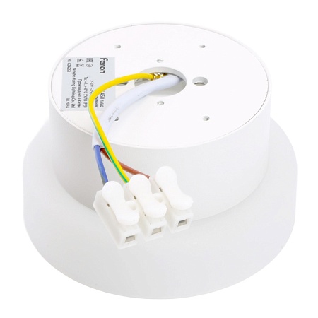 Светильник потолочный Feron HL460 Barrel OPAL 12W, 230V, GX53, белый - фото