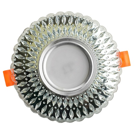 Светильник встраиваемый с белой LED подсветкой Feron CD937 потолочный MR16 G5.3 прозрачный - фото