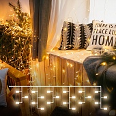 Гирлянда Eurosvet 200-001 теплый белый