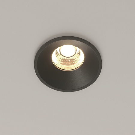 Встраиваемый светильник Technical Round DL058-7W3K-B - фото