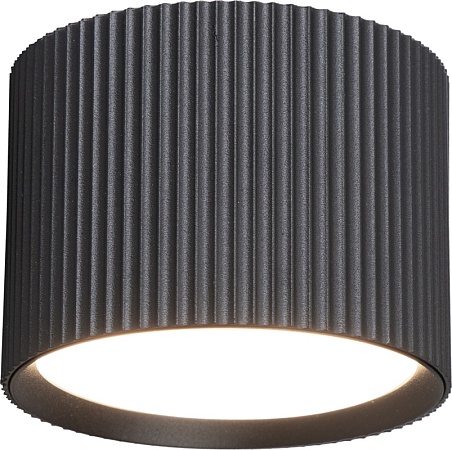 Светильник потолочный Feron HL458  Barrel ARIA 12W, 230V, GX53, черный - фото