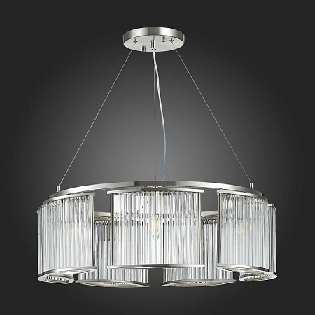 Люстра подвесная ST-Luce Хром/Прозрачный E14 7*40W SL1627.103.07 - фото