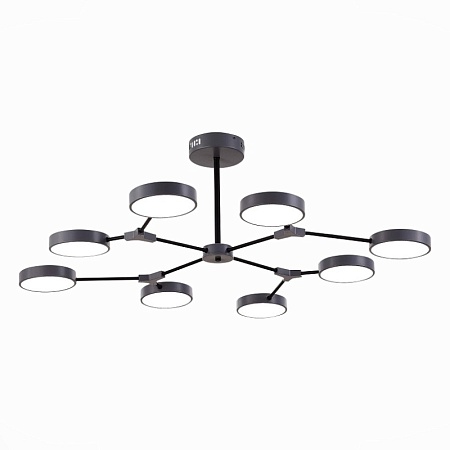 Светильник потолочный Серый,Черный/Серый LED 8*10W SLE6003-702-08 - фото