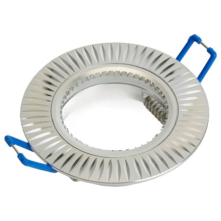 Светильник встраиваемый Feron GS-M369 потолочный MR16 G5.3 серебристый - фото