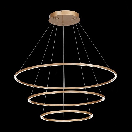 Cветильник подвесной SMART ST-Luce Золотистый/Белый LED 1*114W 2800-6500K ST605.203.114 - фото