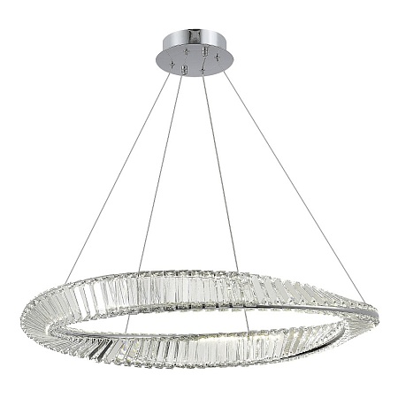 Светильник подвесной ST-Luce Хром/Прозрачный LED 1*45W 4000K SL6204.111.01 - фото