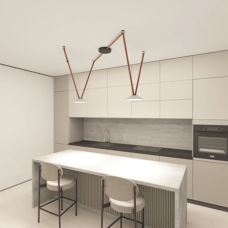 Светильник на шине Denkirs BELTY FLOW DK5565-WH+BK - фото