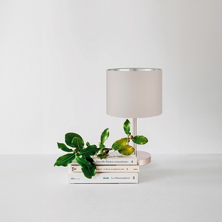 Прикроватная лампа Никель/Серый, Серебристый E27 1*40W SLE300514-01 - фото