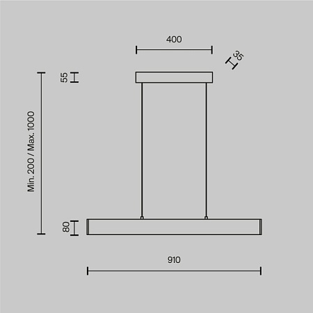 Подвесной светильник Technical Step P010PL-L23G4K - фото