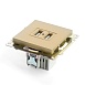 Розетка 2-местная USB (механизм), STEKKER, GLS10-7115-08, 250В, 2,1А, серия Катрин, золото - фото
