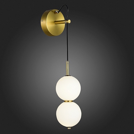 Бра ST-Luce Золотистый/Молочно-белый LED 1*14W SL6112.201.14 - фото