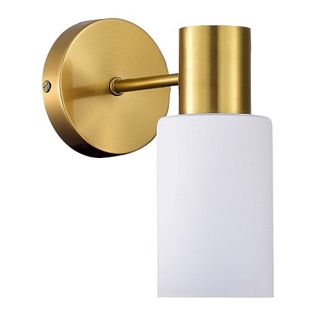 Светильник настенный Латунь/Белый E14 1*60W SLE1139-301-01 - фото