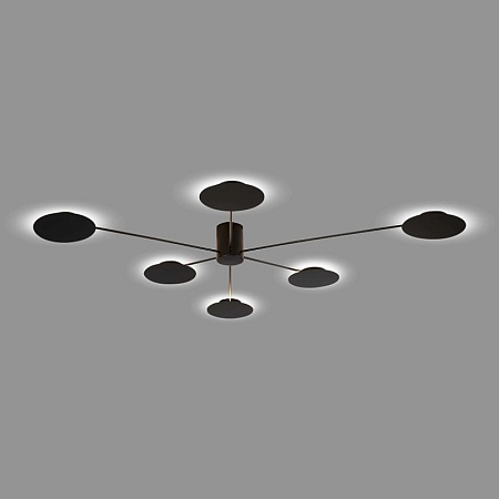 Светильник потолочный ST-Luce Черный/Черный LED 6*5W 3000K SL6006.402.06 - фото
