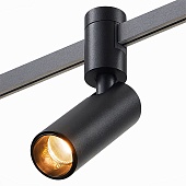 Магнитный трековый светильник FARM Черный LED 1*5W 4000K 341Lm Ra90 60 IP20 D35xH100 2 ST811.446.05