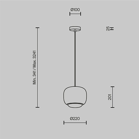 Подвесной светильник Maytoni MOD466PL-L12B3K - фото