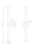 Настенный светильник (бра) Freya FR6108WL-L10G