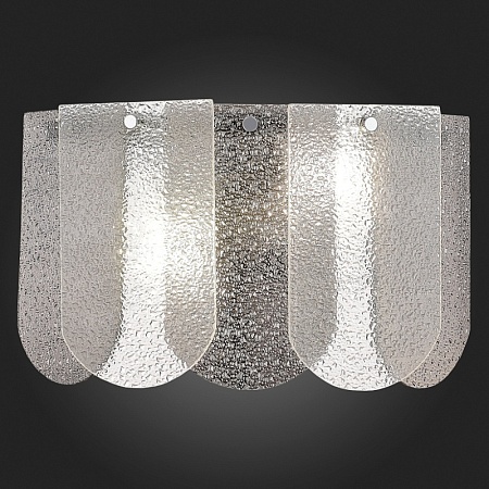 Светильник настенный Хром/Прозрачно-Дымчатый E14 2*40W SLE1125-101-02 - фото