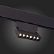 Магнитный трековый светильник Черный LED 1*6W 3000K 532Lm Ra>80 36° IP20 L120xW22xH134 ST362.436.06 - фото