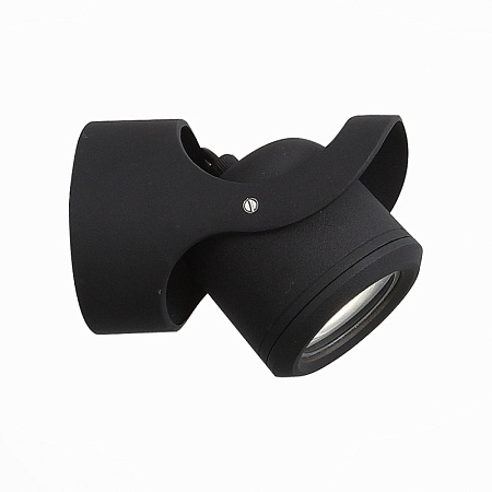 Светильник уличный настенный ST-Luce Черный/Черный, Прозрачный G5,3 1*3W SL093.401.01 - фото