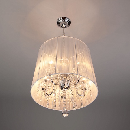 Подвесной светильник Eurosvet 2045/5 хром/белый - фото