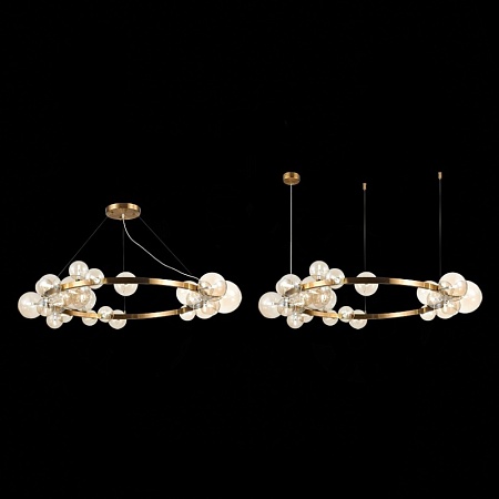 Светильник подвесной ST-Luce Бронза/Коньячный G4 24*5W SL1165.303.24 - фото