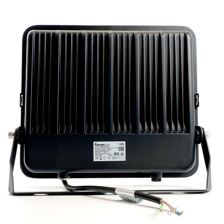 Светодиодный прожектор Feron.PRO LL-1000 IP65 200W 6400K черный - фото