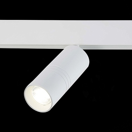Магнитный трековый светильник белый LED 1*18W 4000K 1 530Lm Ra>80 36° IP20 L-xW60xH148 ST365.546.18 - фото